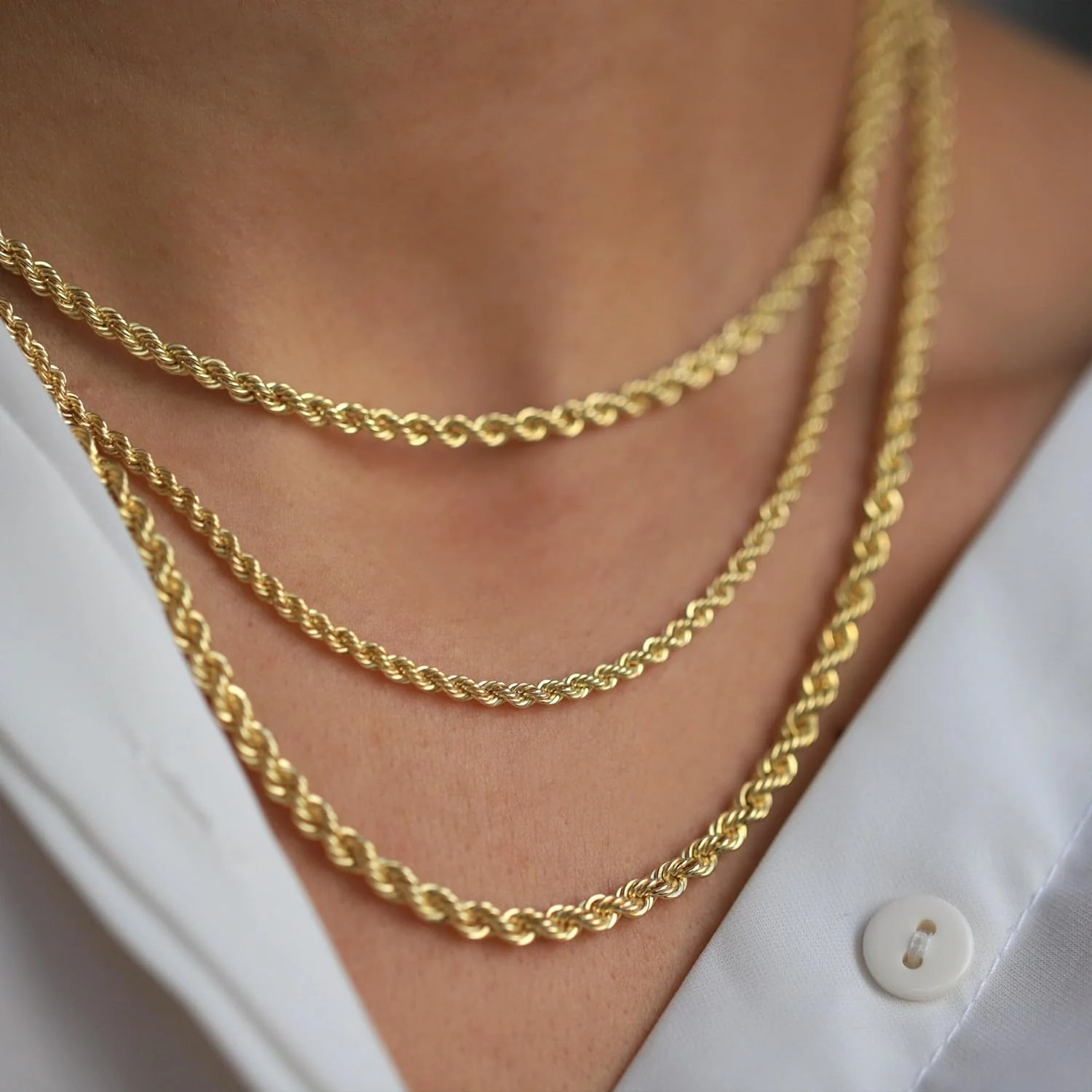 Collar de Oro Macizo